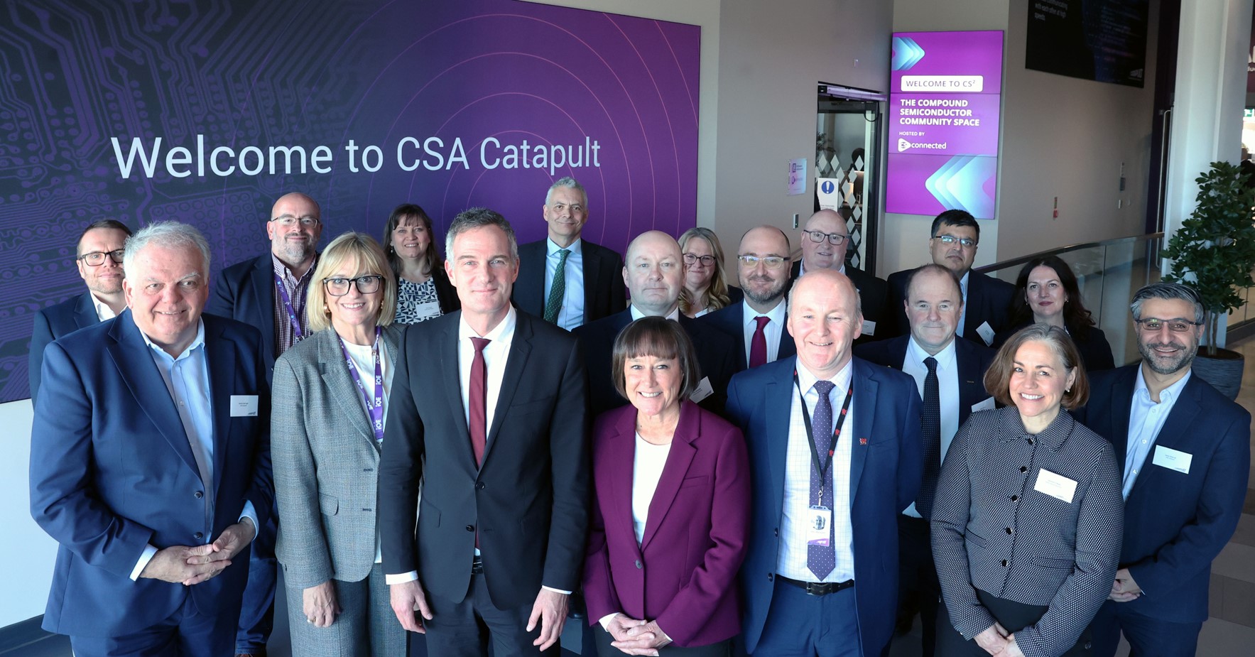 Ministers Jo Stevens MP and Peter Kyle MP at a CSA Catapult event, where technology and innovation take center stage. - CSA Catapult