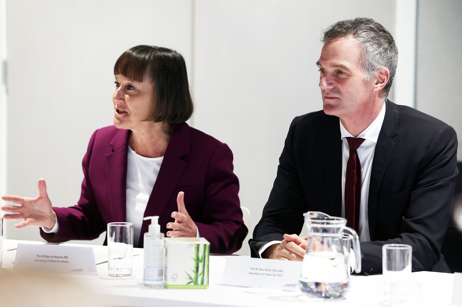 Jo Stevens MP and Peter Kyle MP. - CSA Catapult