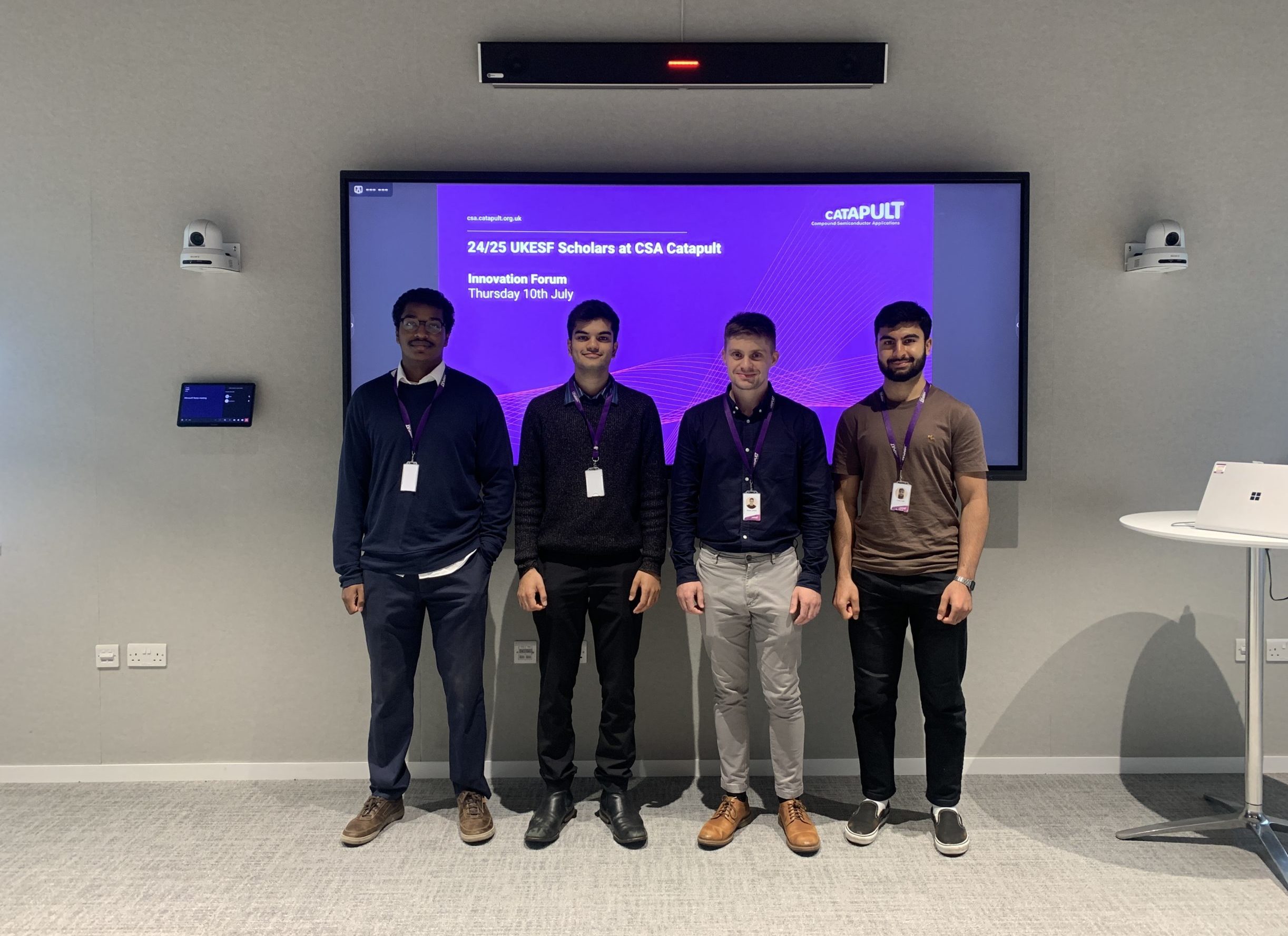 UKESF Scholars celebrate year of achievements at CSA Catapult